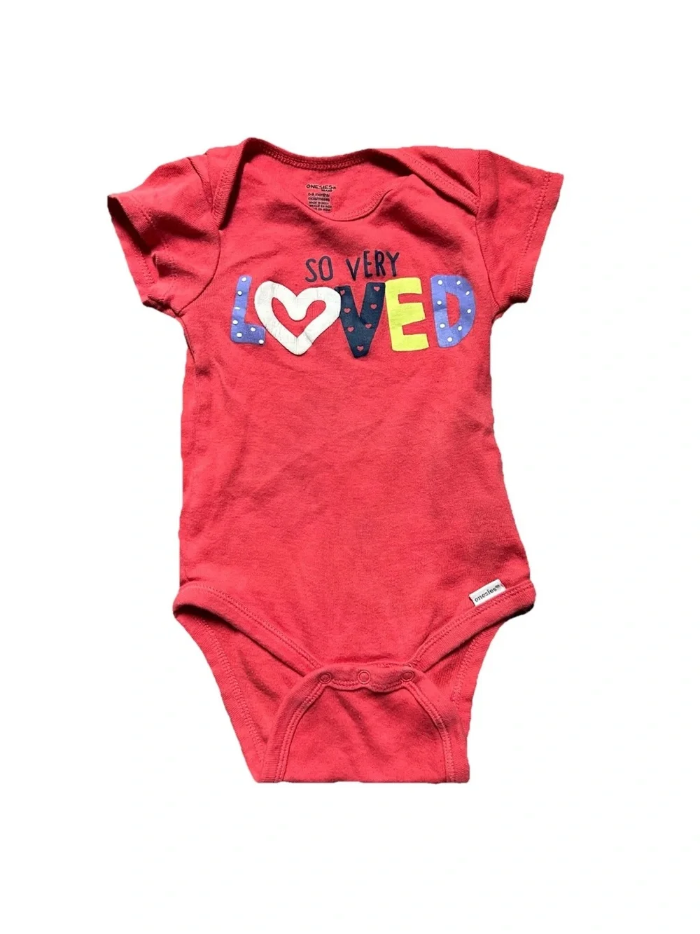 Baby Girl Short Sleeve Tank Top Bodysuits Size 6-9 Months Summer